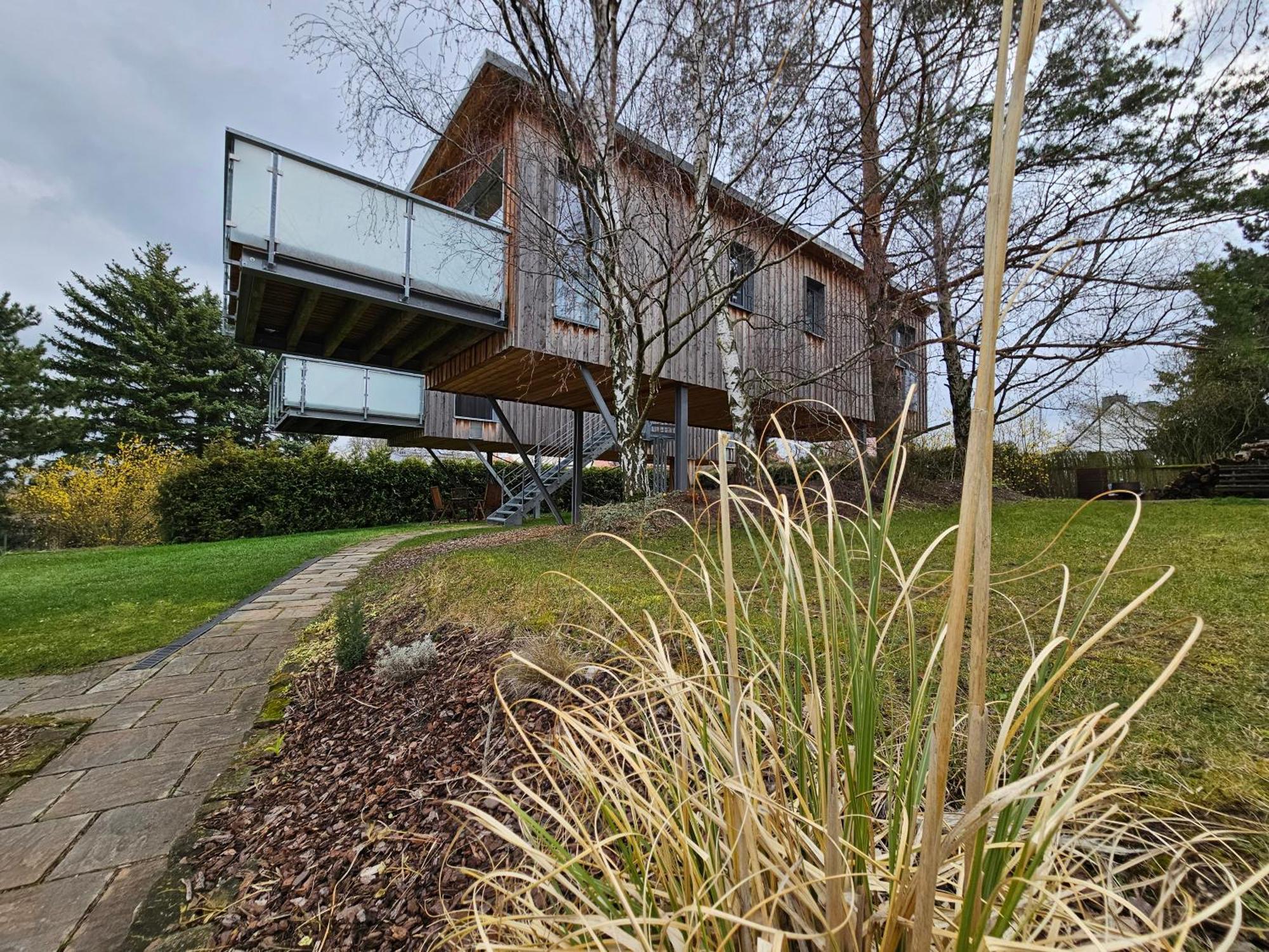 Villa Baumhaus Und Tinyhaus Mühlhausen Exterior foto